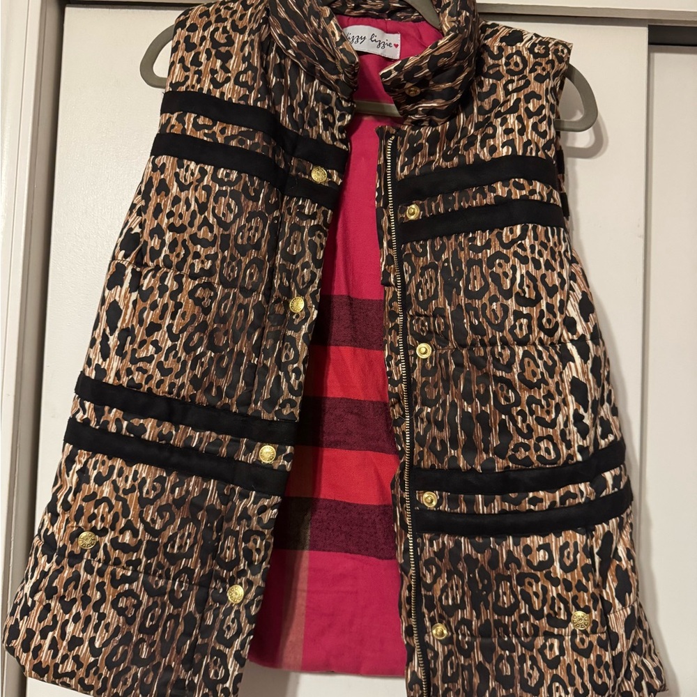 Dizzy Lizzie Leopard  Vest